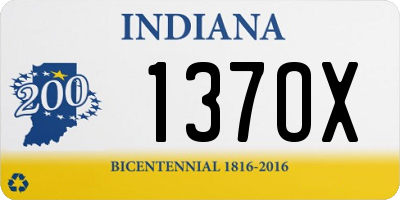 IN license plate 137OX