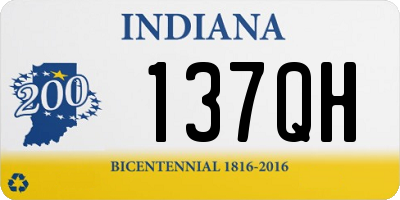 IN license plate 137QH