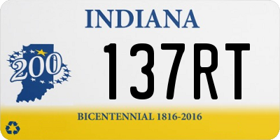 IN license plate 137RT