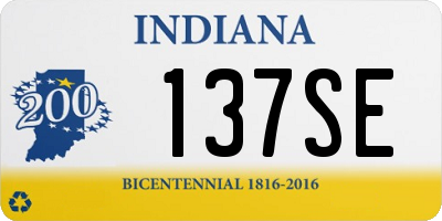 IN license plate 137SE