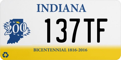 IN license plate 137TF