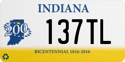 IN license plate 137TL