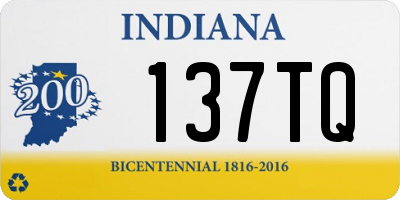 IN license plate 137TQ