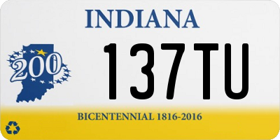 IN license plate 137TU