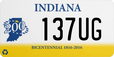 IN license plate 137UG