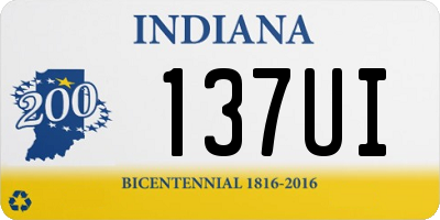 IN license plate 137UI