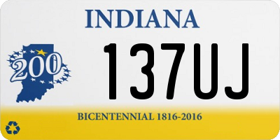 IN license plate 137UJ