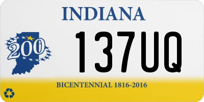 IN license plate 137UQ