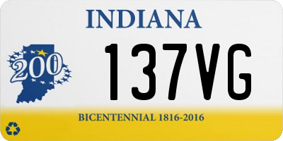 IN license plate 137VG