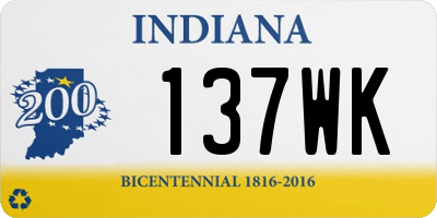 IN license plate 137WK