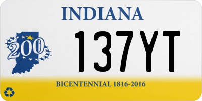 IN license plate 137YT