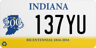 IN license plate 137YU