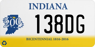 IN license plate 138DG