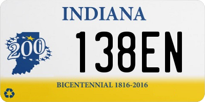 IN license plate 138EN