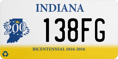 IN license plate 138FG