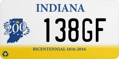 IN license plate 138GF