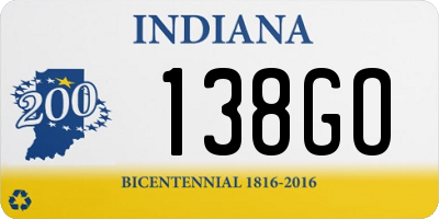 IN license plate 138GO