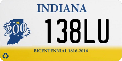 IN license plate 138LU