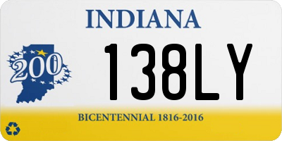 IN license plate 138LY