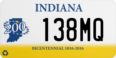 IN license plate 138MQ