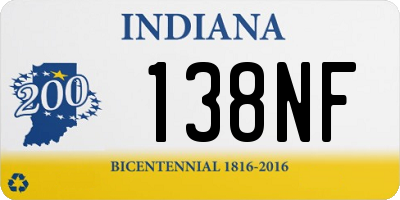 IN license plate 138NF