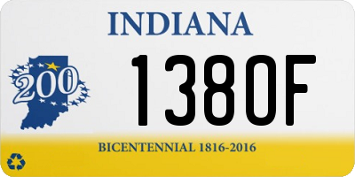IN license plate 138OF