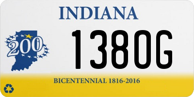 IN license plate 138OG