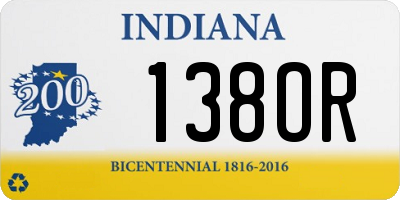 IN license plate 138OR