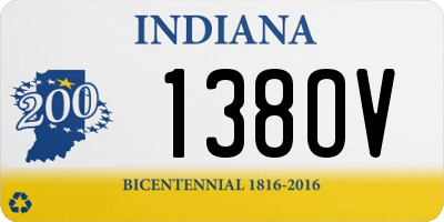 IN license plate 138OV
