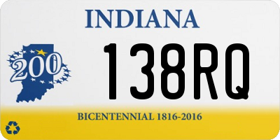 IN license plate 138RQ