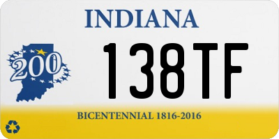 IN license plate 138TF