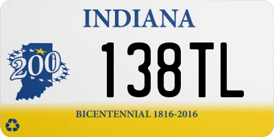 IN license plate 138TL