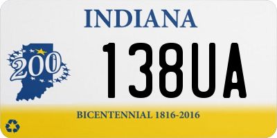 IN license plate 138UA
