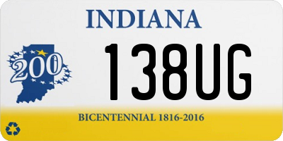 IN license plate 138UG