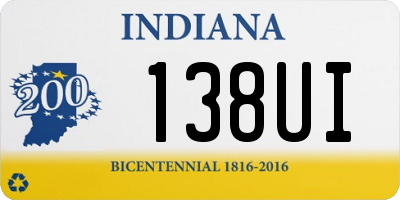 IN license plate 138UI