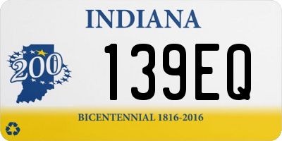 IN license plate 139EQ