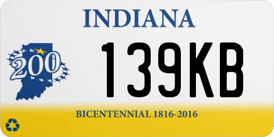 IN license plate 139KB