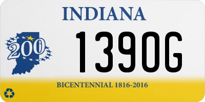 IN license plate 139OG