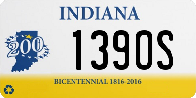 IN license plate 139OS
