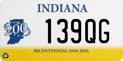 IN license plate 139QG