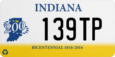 IN license plate 139TP