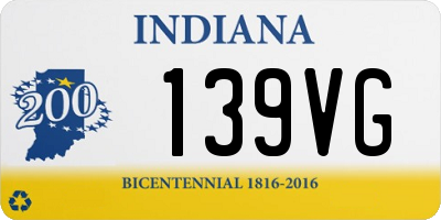 IN license plate 139VG