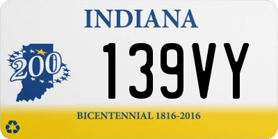 IN license plate 139VY