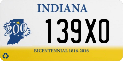 IN license plate 139XO