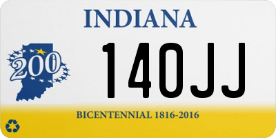 IN license plate 140JJ