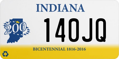 IN license plate 140JQ