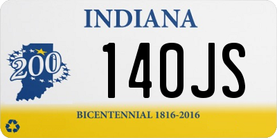 IN license plate 140JS