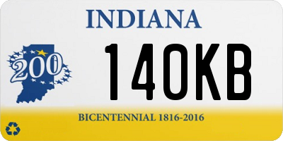 IN license plate 140KB