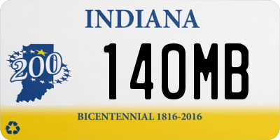 IN license plate 140MB