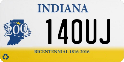 IN license plate 140UJ